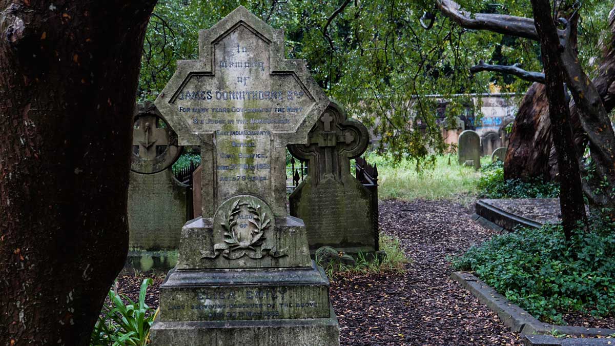 Keepin' it real. Camperdown Cemetery, Newtown